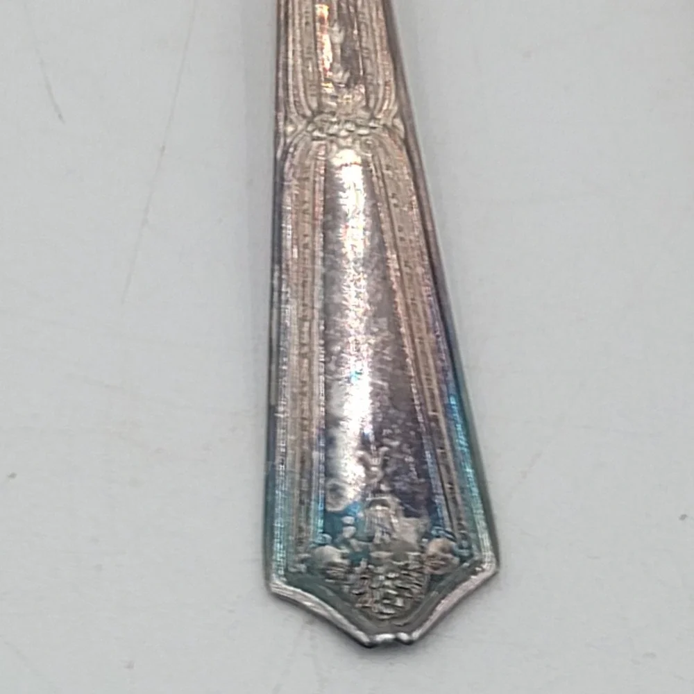 6pc International Silver Bouquet-Vendome Salad Forks Rogers & Son Silverplate